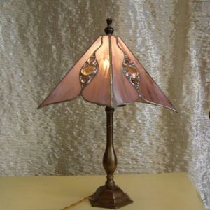lampada in vetro opalescente